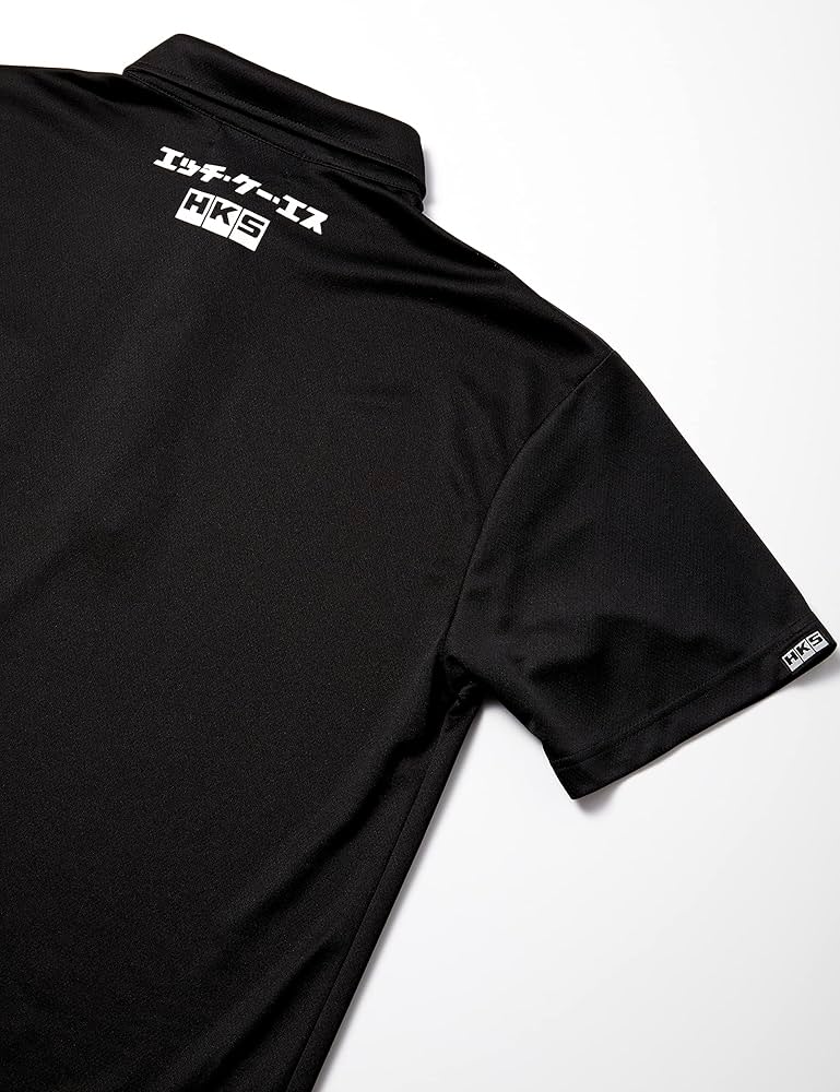 Amazon.co.jp: HKS ポロシャツ KATAKANA POLO SHIRT Black